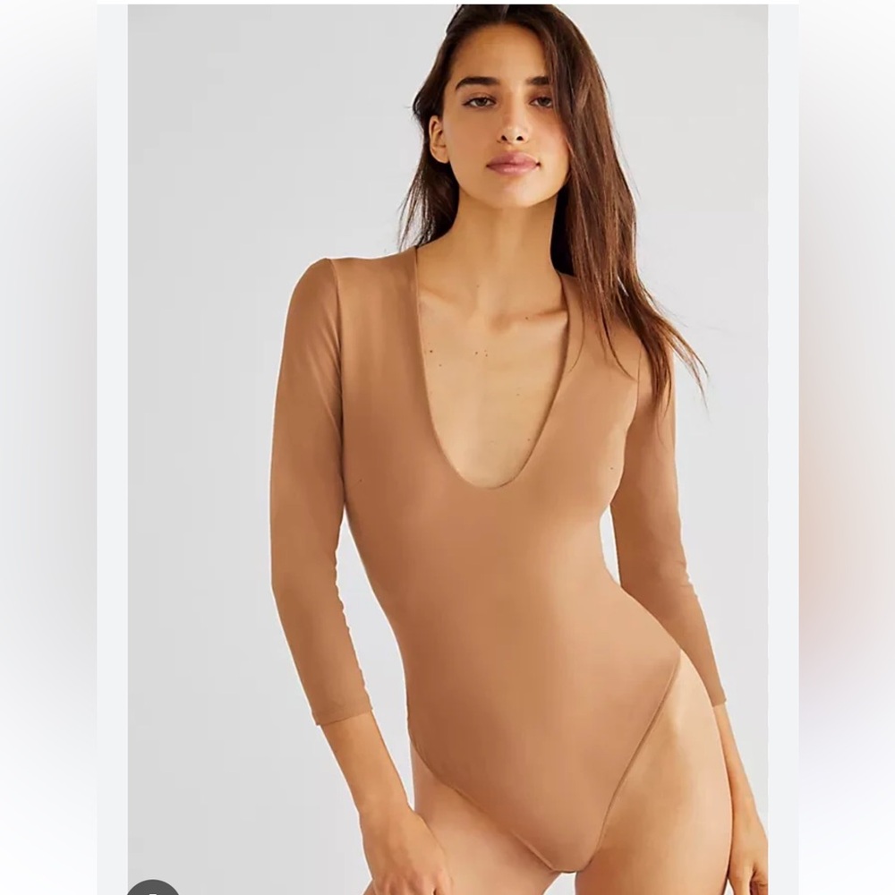FREE PEOPLE Duo CLOSE CALL Bodysuit